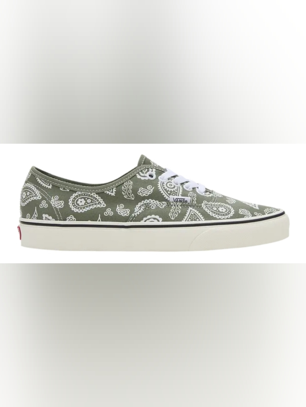 Vans Authentic 'Primavera Paisley - Olive' Low Top Sneakers Men's Size 11 New - Picture 2 of 9
